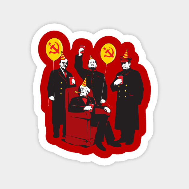 The Communist Party II : The Communing Sticker by tomburns